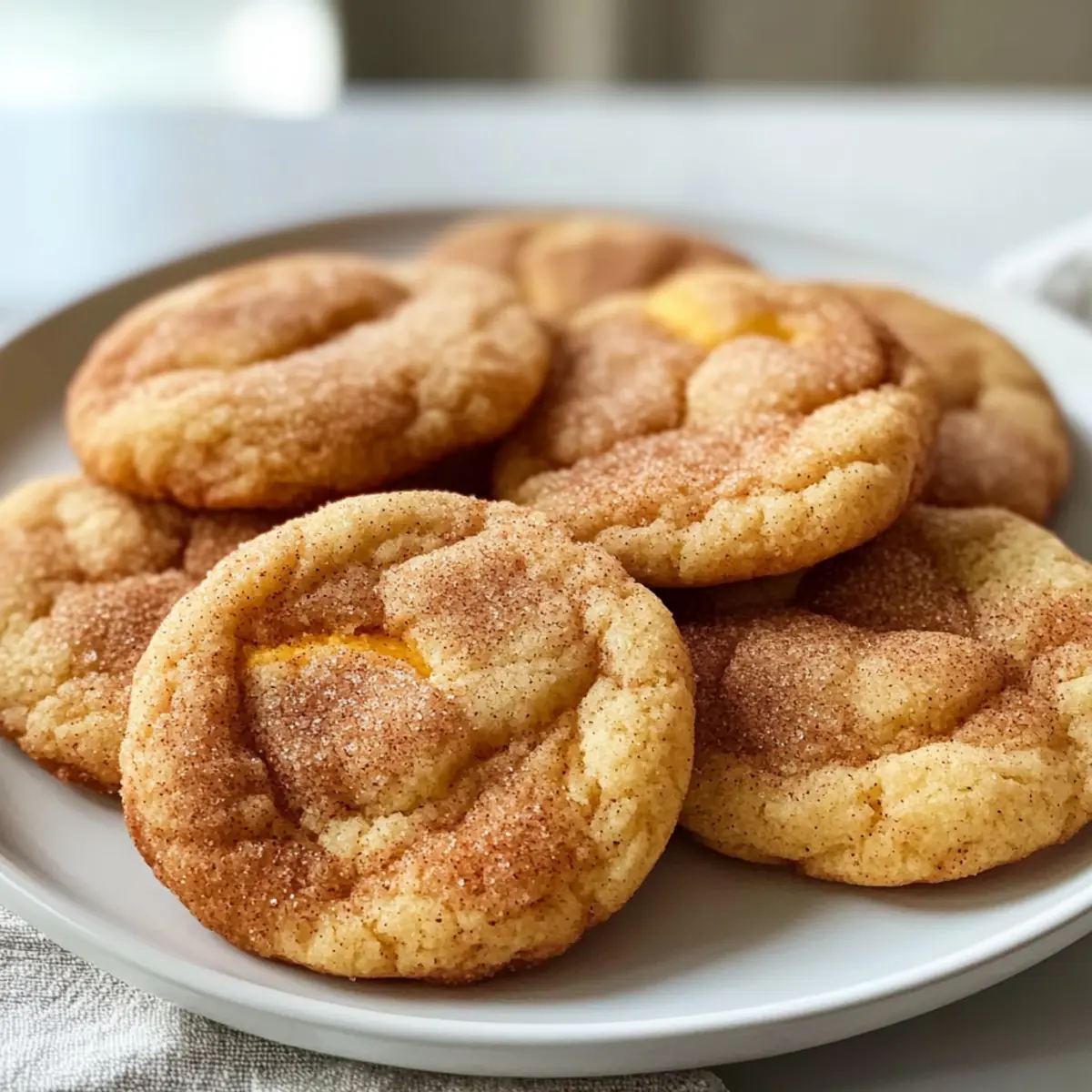 Pfirsich Snickerdoodles: Fruchtige Kekse mit Zimtkick