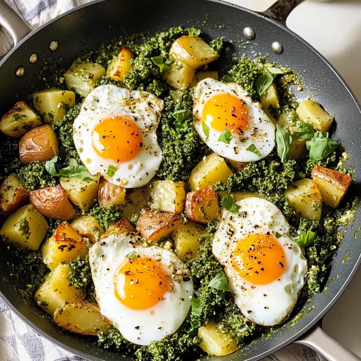 Pesto-Eier & Kartoffel-Pfanne: Gesund und lecker genießen