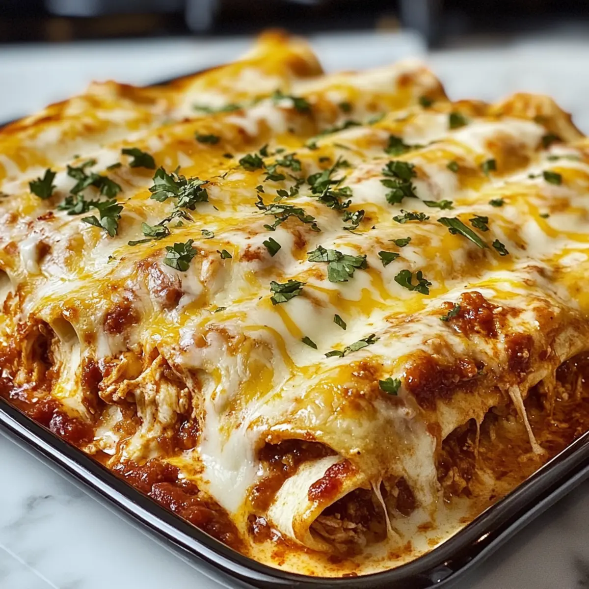 Proteinreiche Enchiladas für ein schnelles Abendessen
