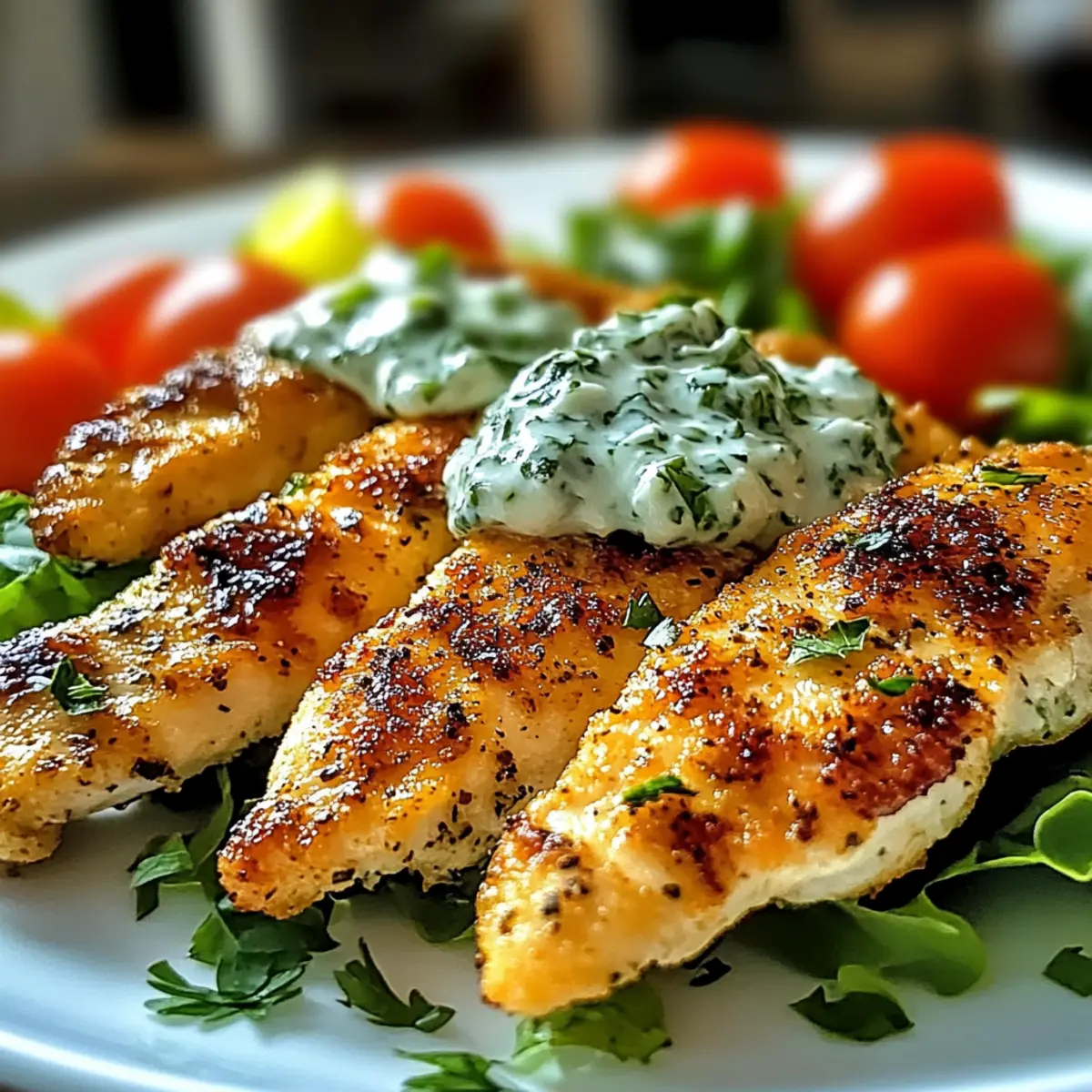 Herzhafte mediterrane Hähnchenstreifen einfach zubereitet