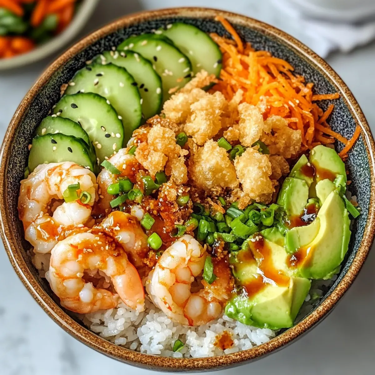 Schmackhafte Shrimps Poke Schüssel in 30 Minuten