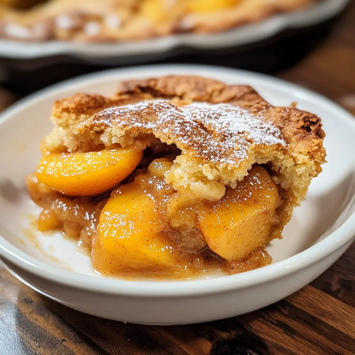 Süßer Pfirsich-Cobbler für den perfekten Sommerabend