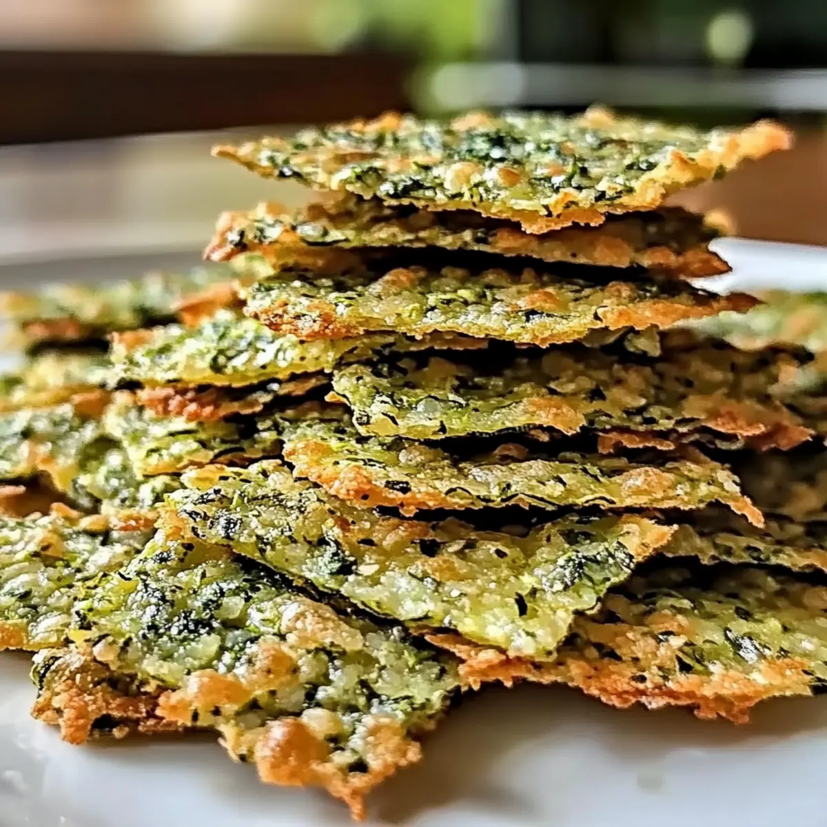 Zucchini-Cracker mit Kräutern für gesunde Snacks