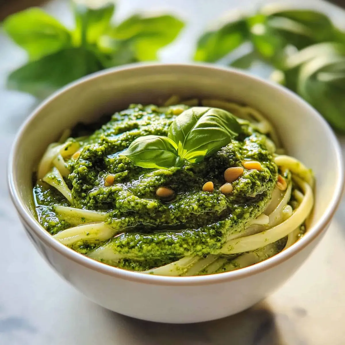 Unglaublicher Basilikum-Pesto in nur 10 Minuten