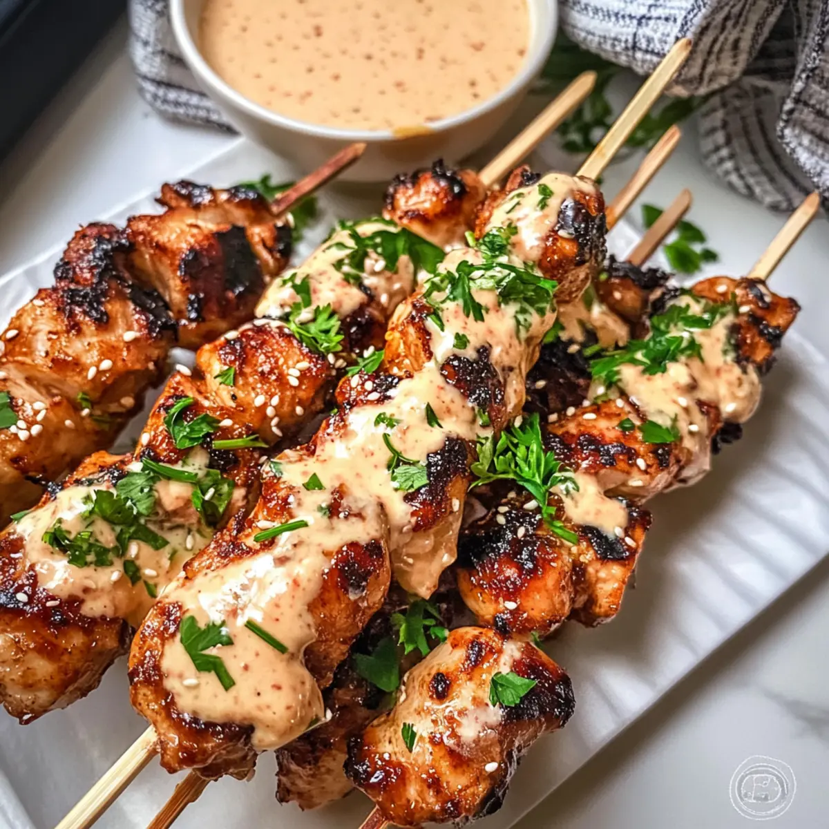 Bang Bang Hähnchen-Spieße für dein nächstes Festmahl