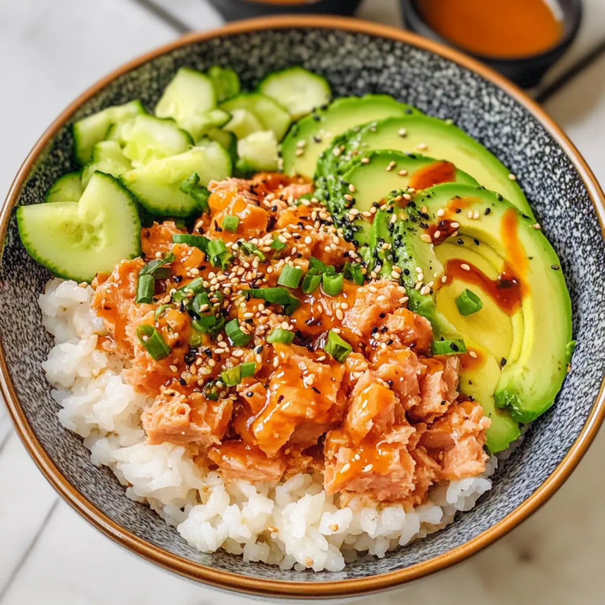 Dosenthunfisch Sushi-Schüssel in 20 Minuten