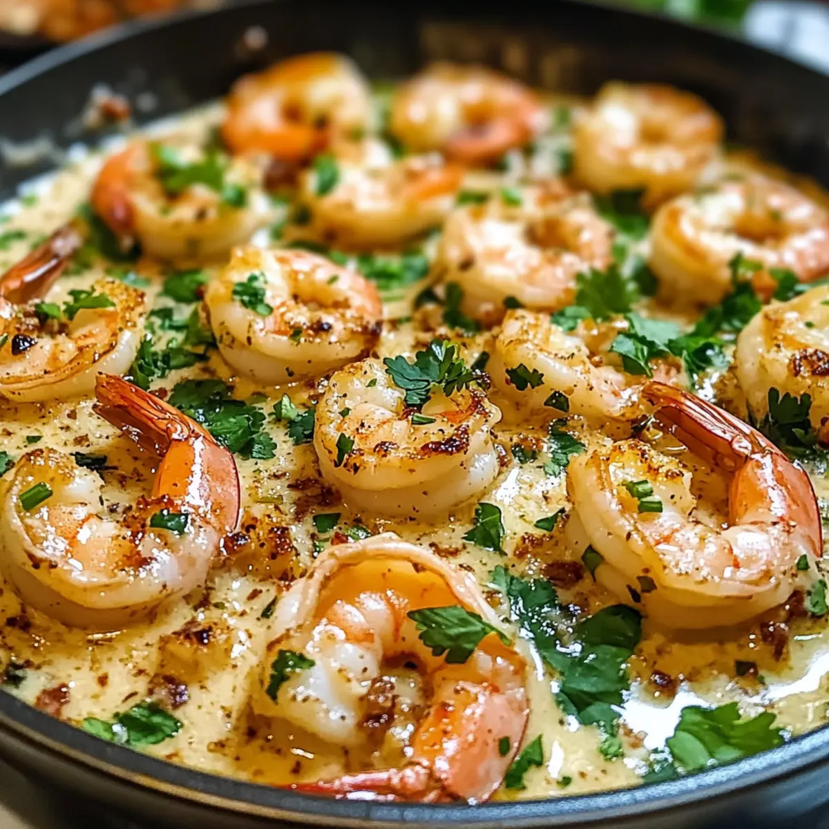 Cremige Kokosnuss-Knoblauch-Garnelen in 20 Minuten