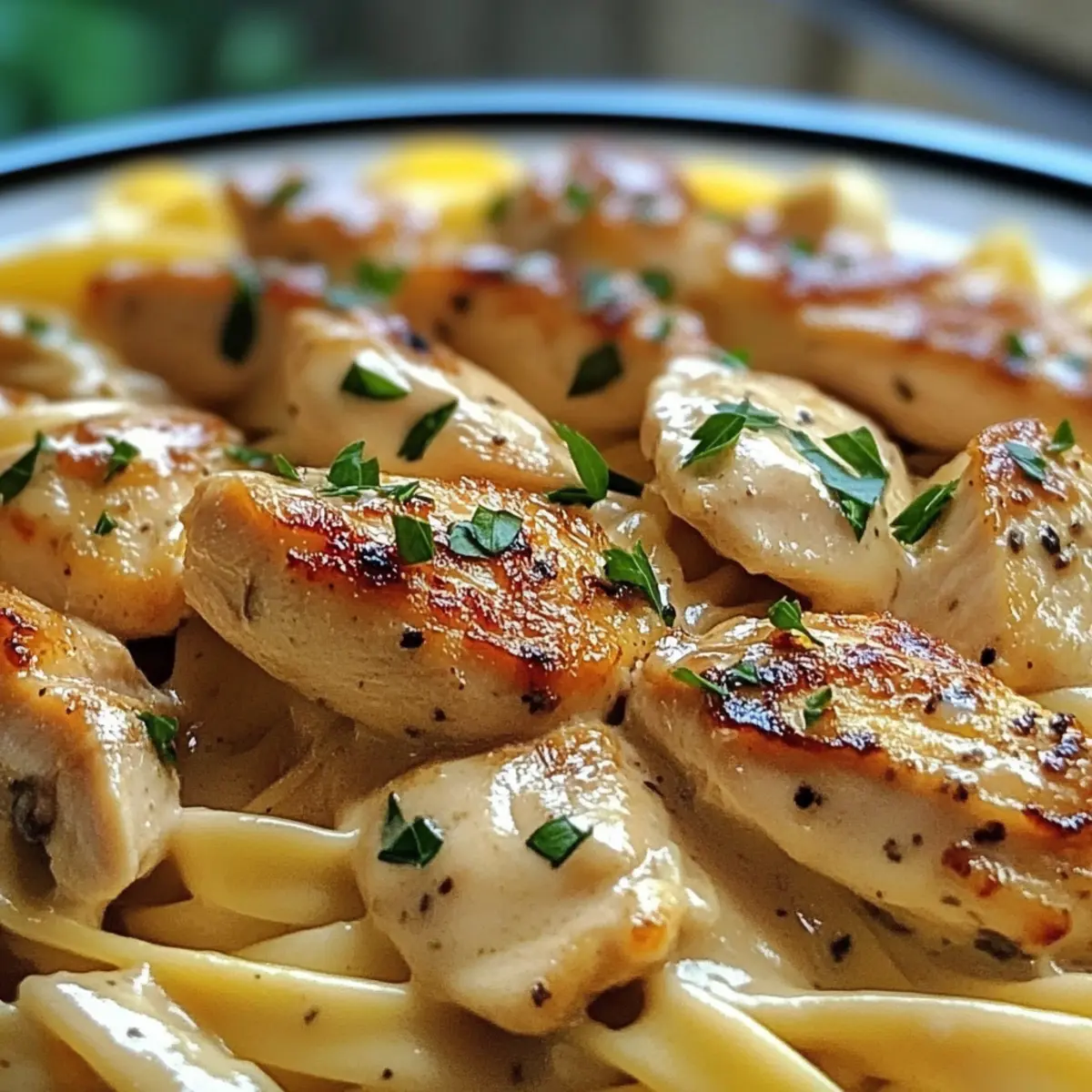 Cremige italienische Hähnchenpasta für echte Genießer