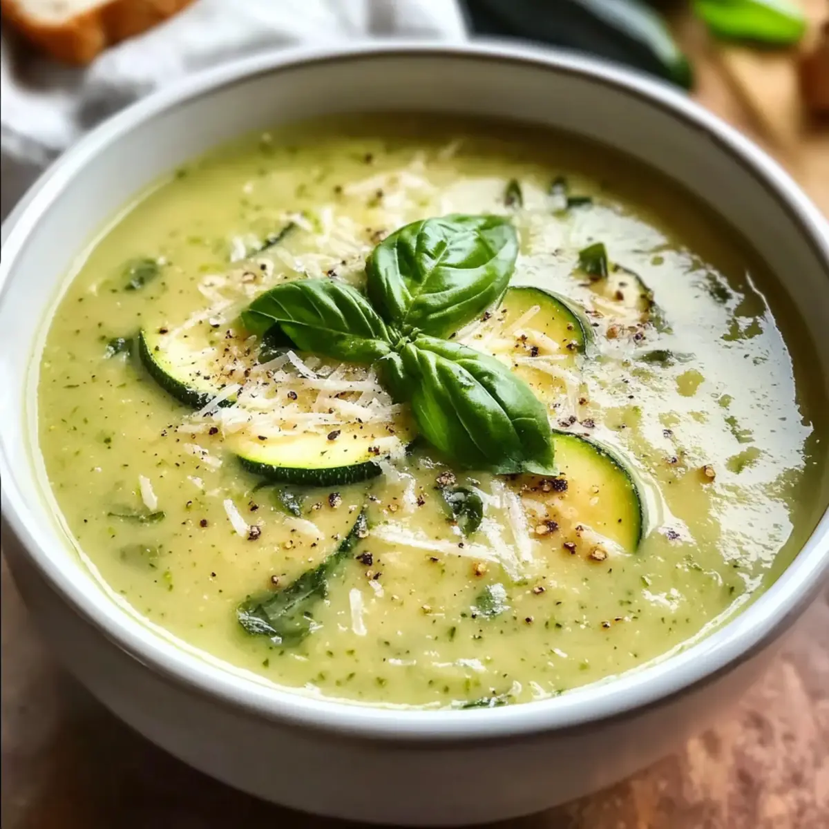 Cremige Zucchinisuppe für einen gemütlichen Abend