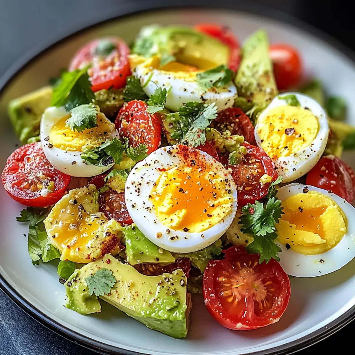 Eier Avocado Salat für deine Fitness-Pause