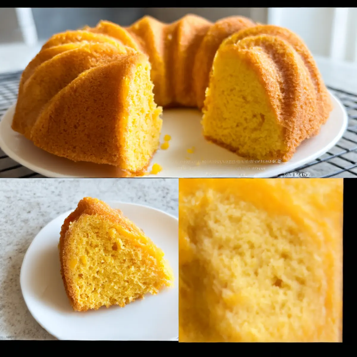 Eierloser Mango Bundt Kuchen für den perfekten Sommer