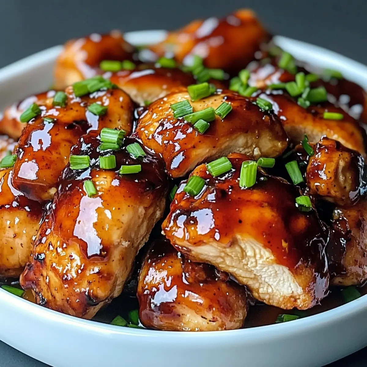 Honig BBQ Explosion Hähnchen im Air Fryer genießen