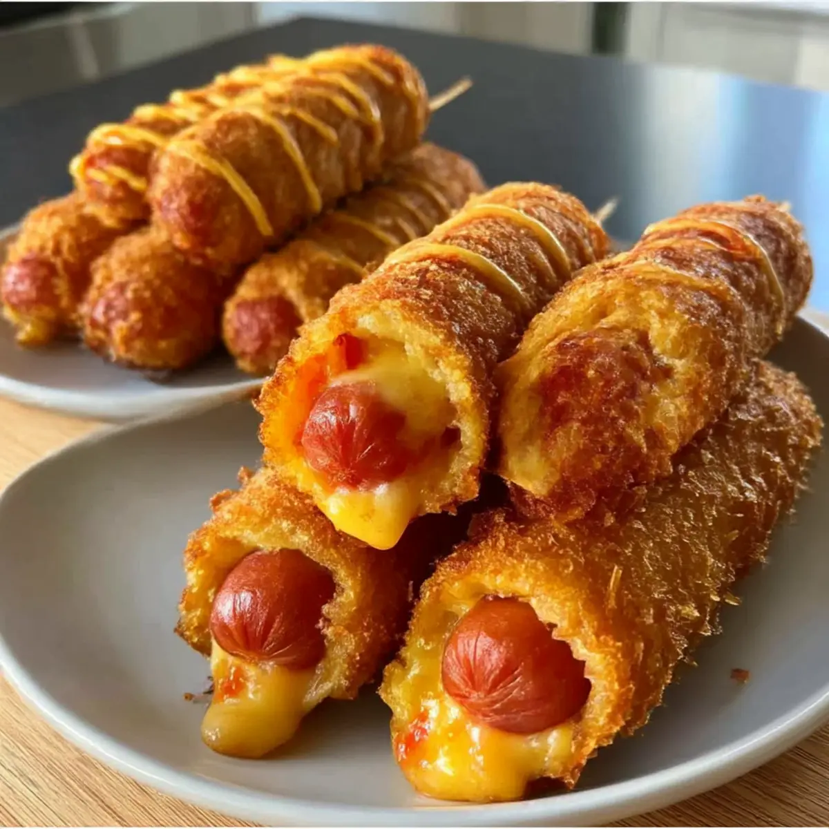 Koreanischer Mais-Wurst-Hund: Dein Snack zum Verlieben