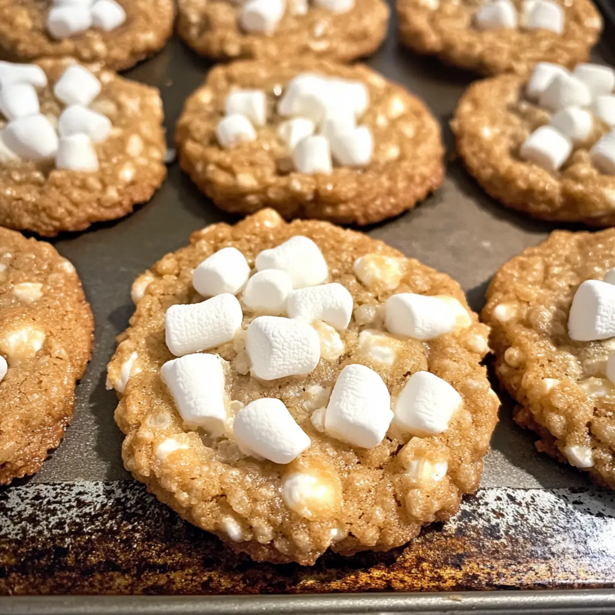 Marshmallow Knusprige Kekse für den perfekten Snack