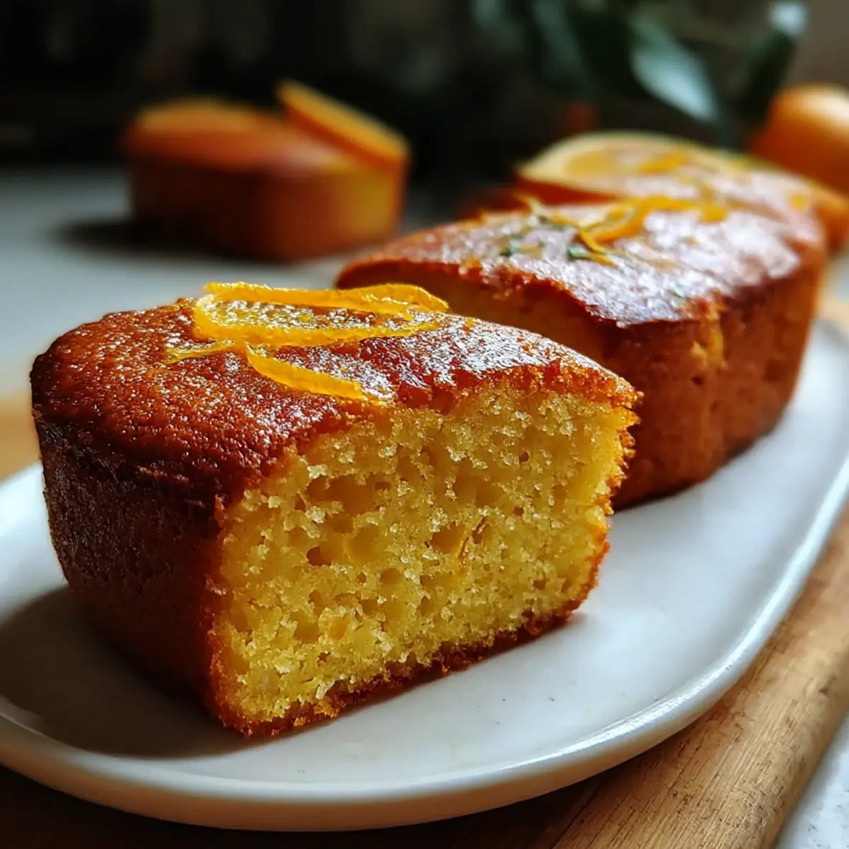 Orange Ingwer Honig Kuchen ganz einfach backen