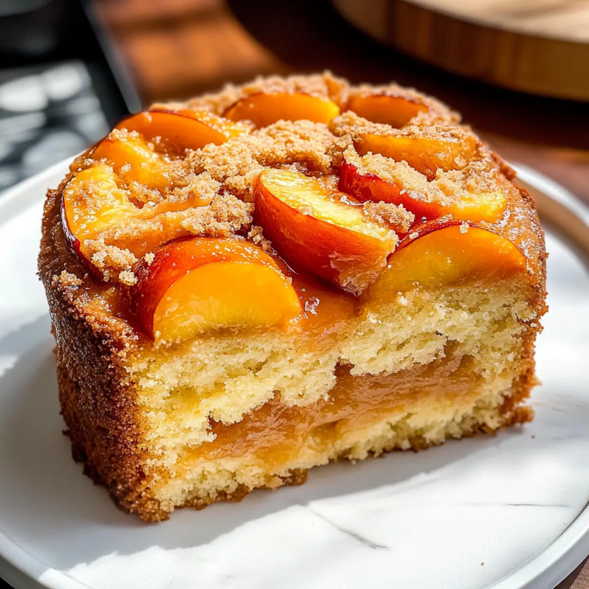 Pfirsich-Cobbler-Gewichtskuchen: Die perfekte Sommerleckerei