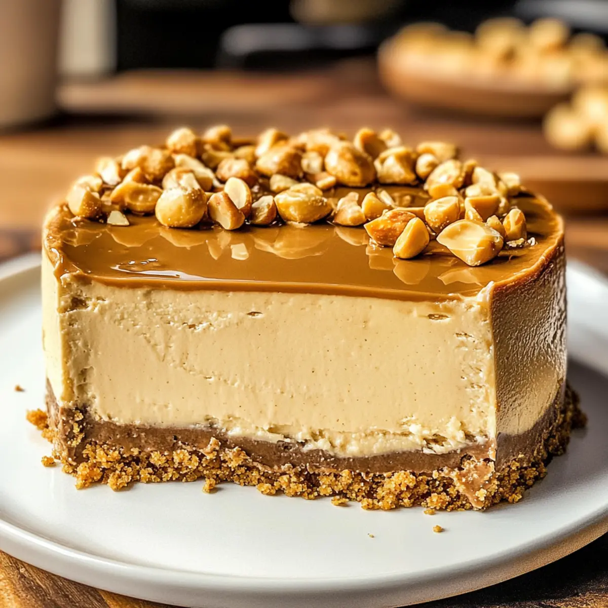 Erdnussbutter Käsekuchen für echte Genussmomente