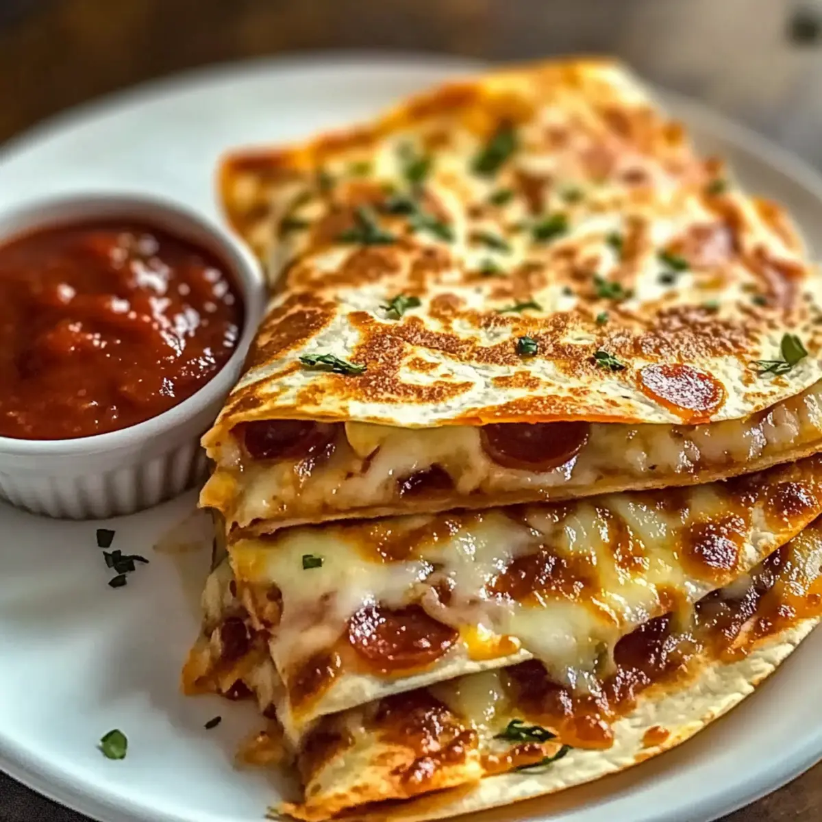 Pizza-Quesadilla: Schnell und Einfach Genießen