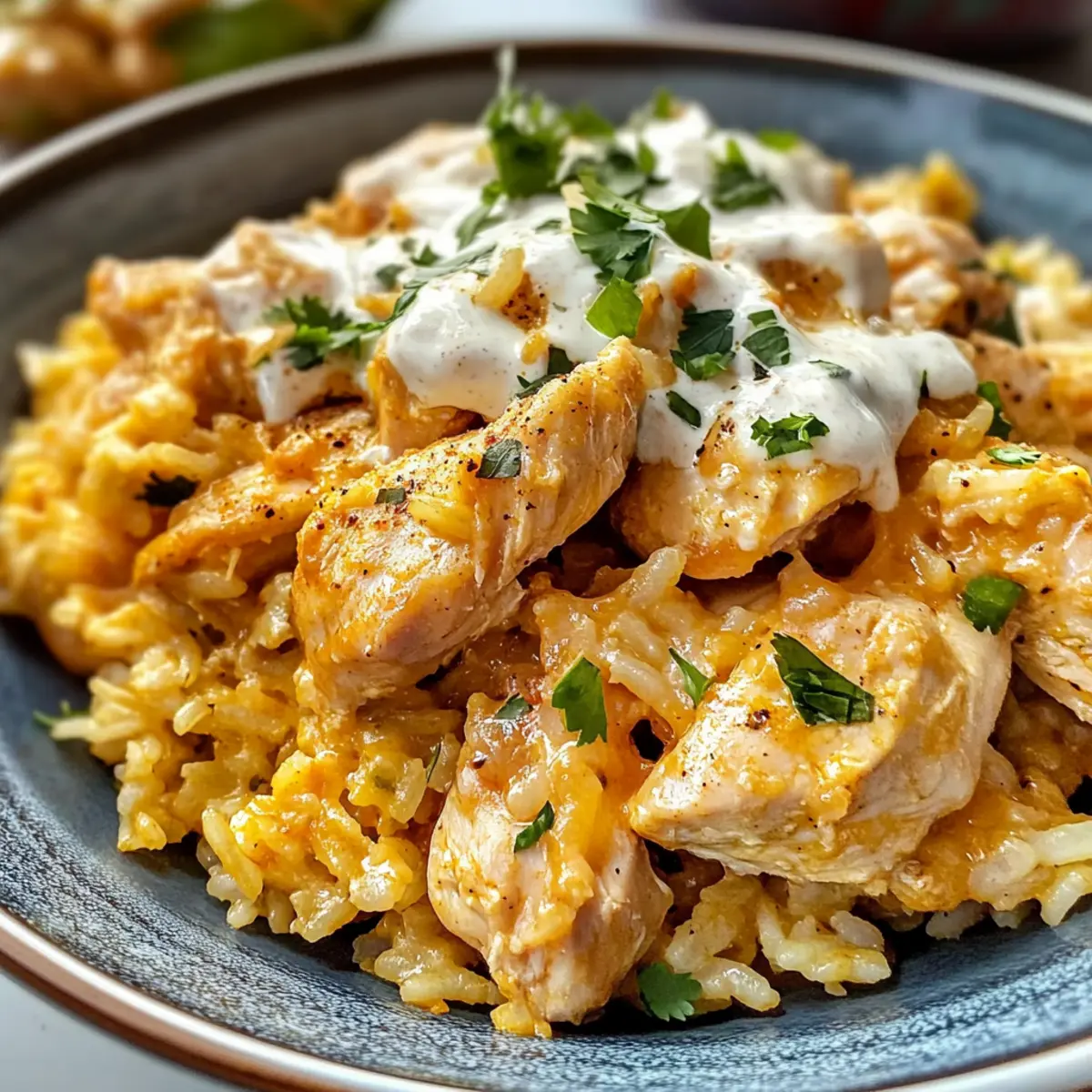 Pollo Loco: Mexikanisches Hühnchen und Reis mit Queso