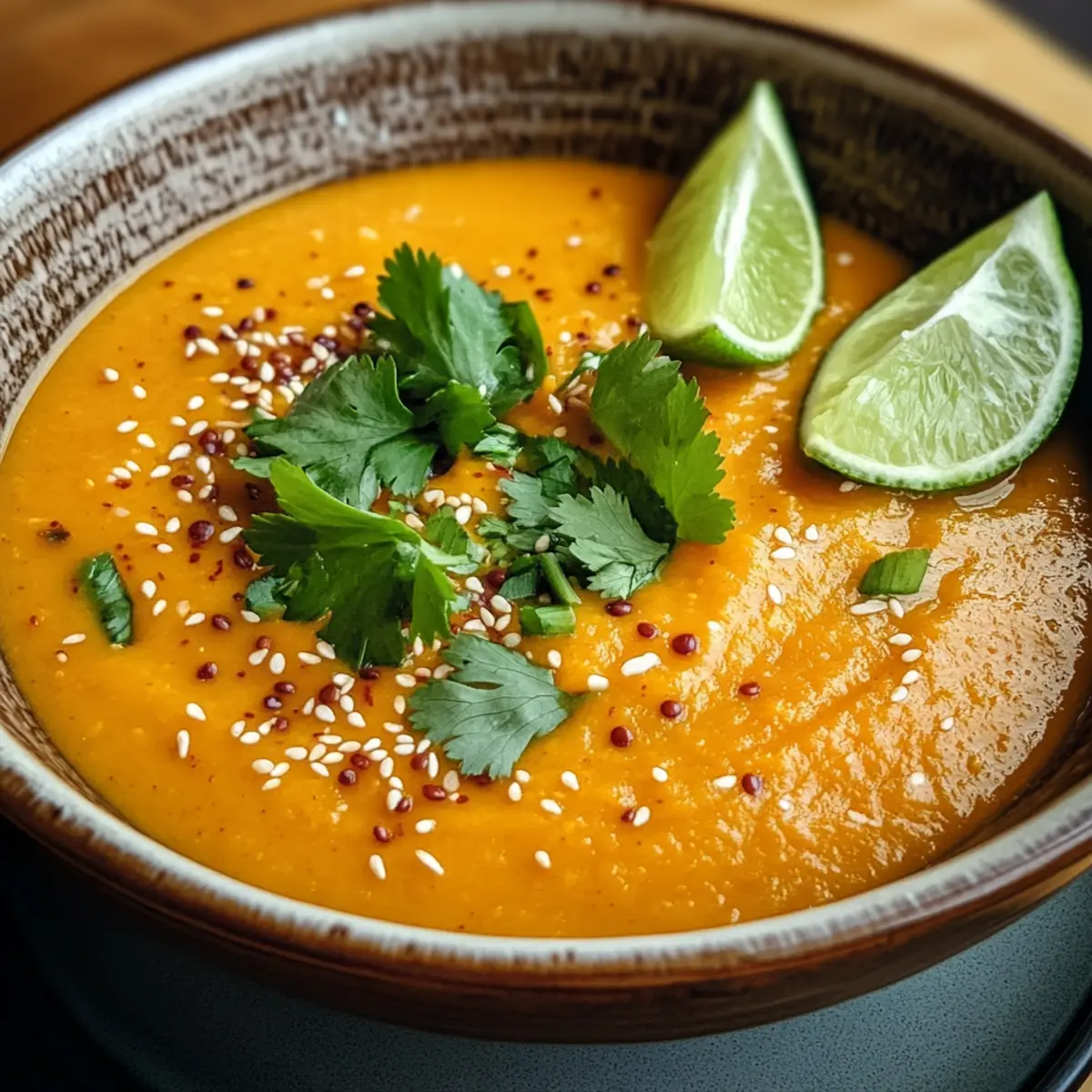 Sesam-Karotten-Suppe jetzt exklusiv genießen