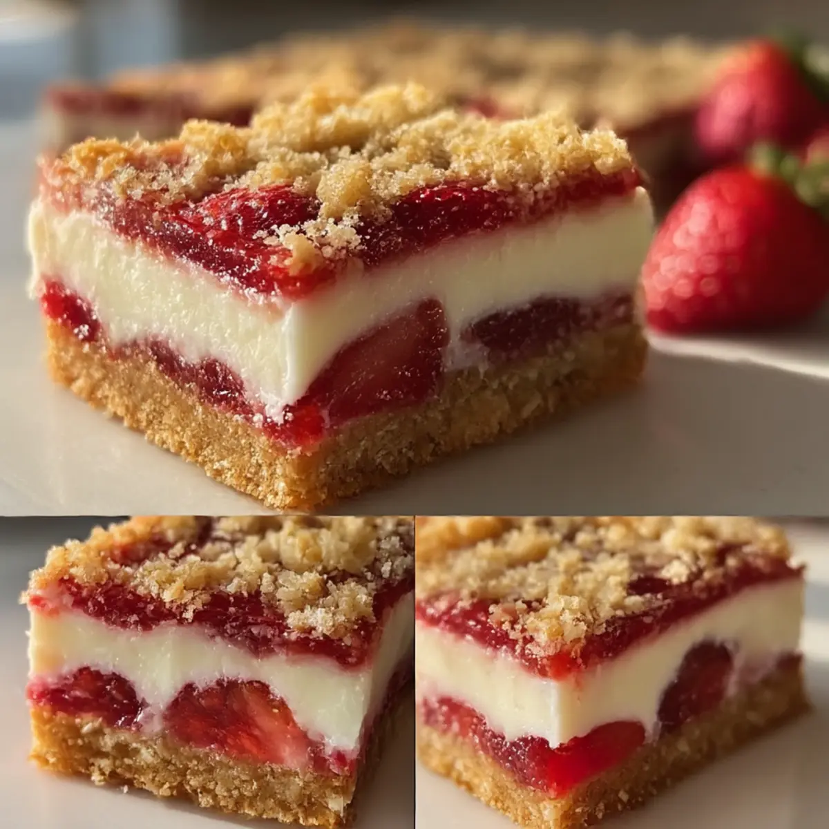 Erdbeer Crunch Riegel ganz einfach selber machen