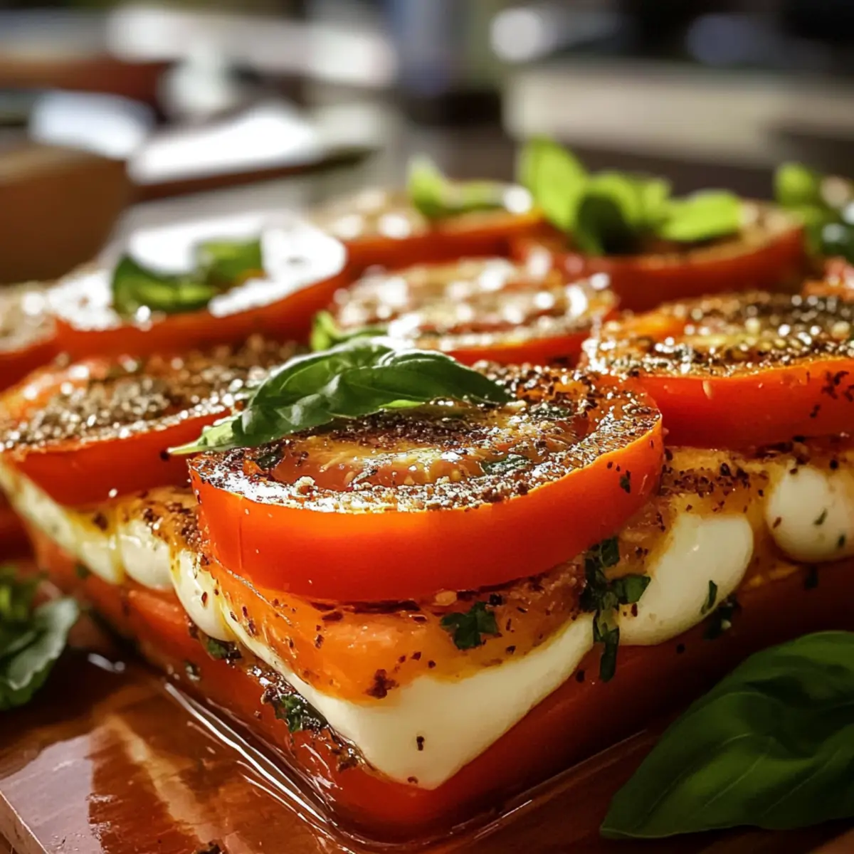 Tomaten Mozzarella Tiramisu – Erfrischende Sommercreme